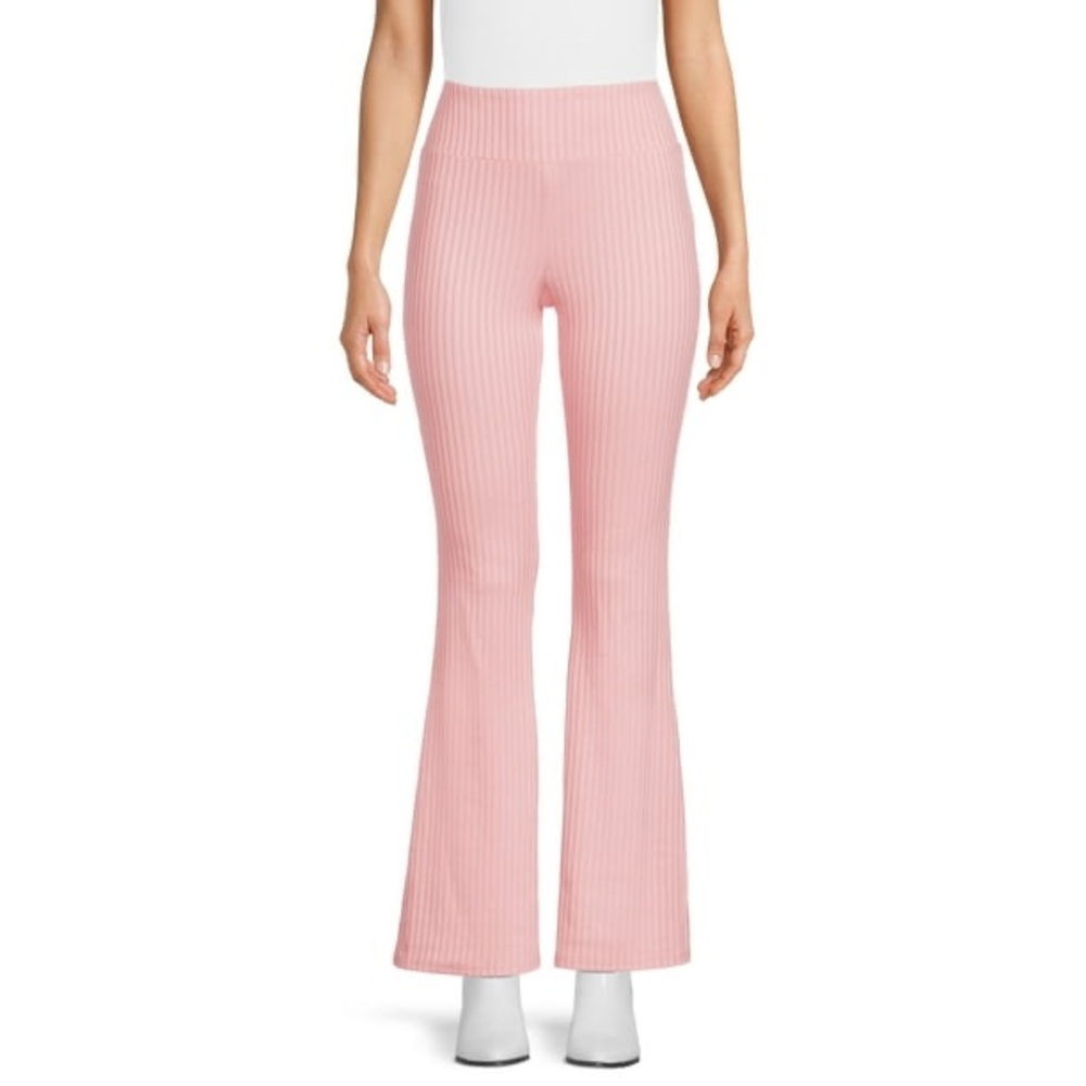 No Boundaries Juniors' Rib Flare Pants